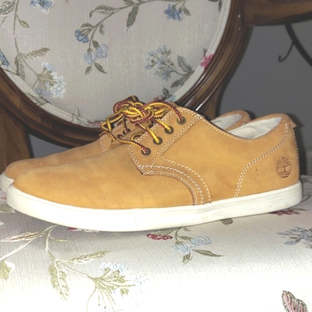 Timberland Womens Wheat Chukka Earthkeepers Low Profile Lace Up Shoes 8M